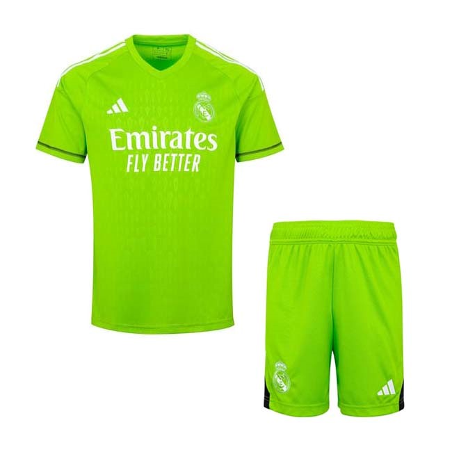 Camiseta Real Madrid Replica Primera Ropa Portero Niños 2023/24